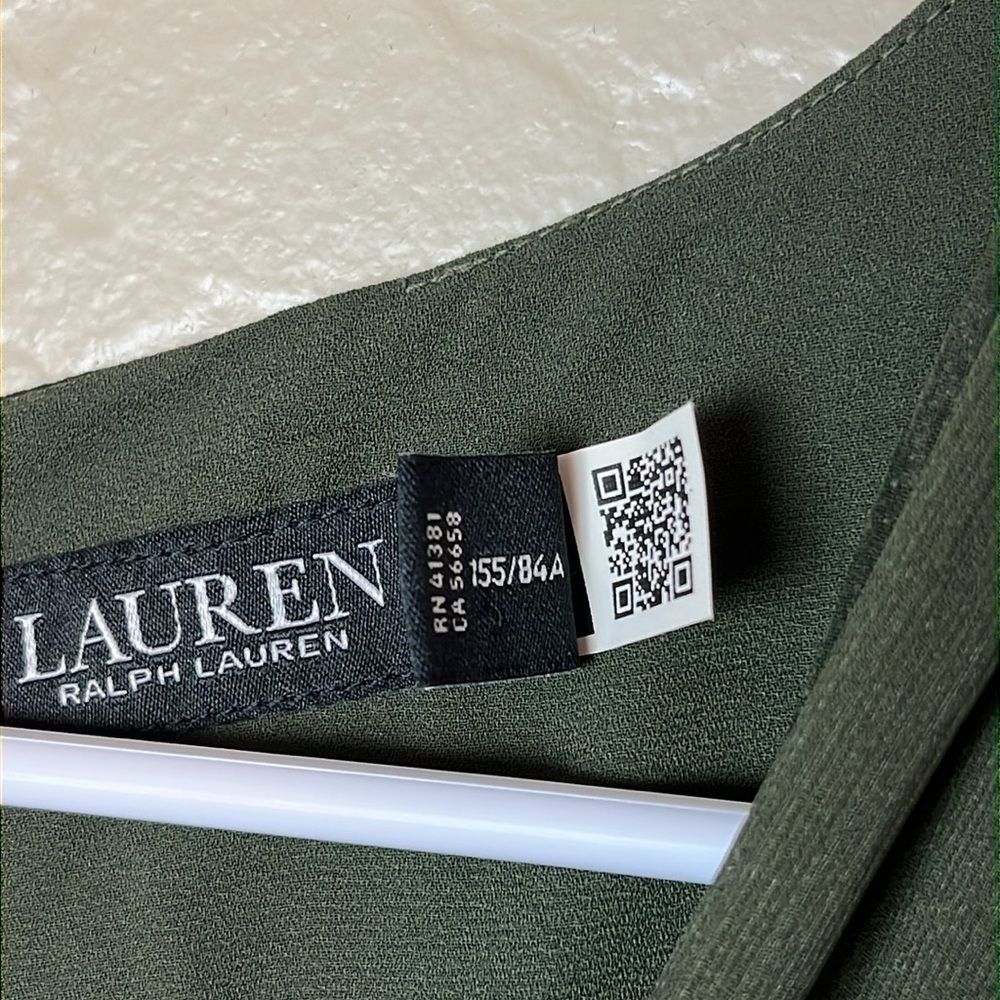 LAUREN RALPH LAUREN Belted Zebra-Print Georgette Dress - 2 - Picture 6 of 10